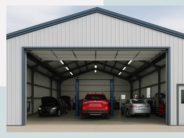 Ангары из сэндвич панелей от 608 руб. в Вольск