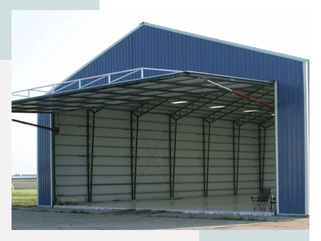 Прямо стенные ангары в Вольске