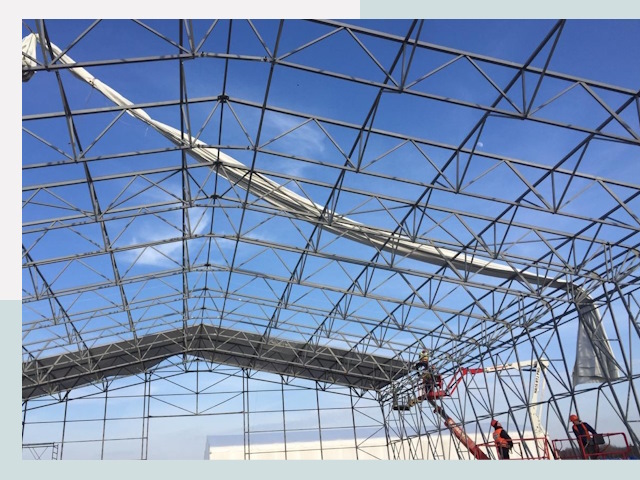 Шатровые ангары от 608 руб. в Вольске и Саратовской области