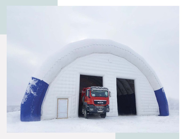 Мобильные ангары в Вольске
