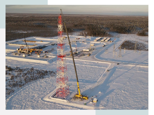 Мачты связи в Вольске