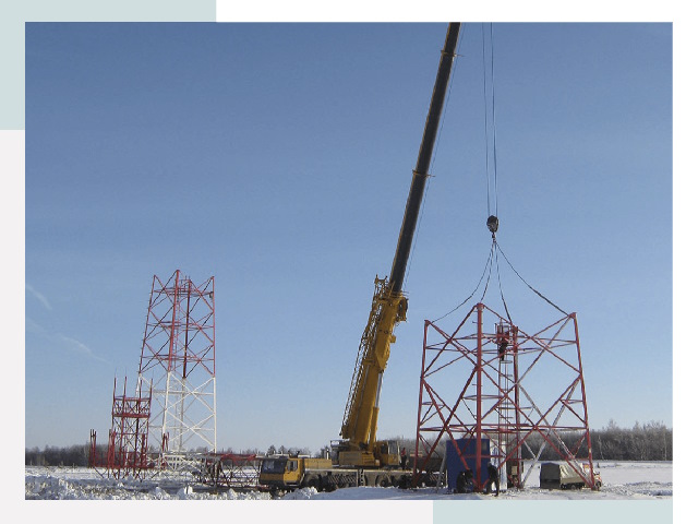 Монтаж вышек связи в Вольске