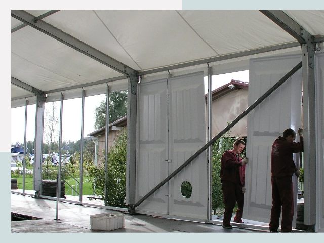 Быстро сборные шатры в Вольск от 608 руб. за м²