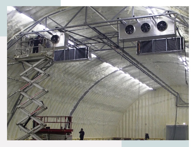 Оснащение ангаров в Вольске